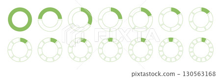 Circles divided diagram 1, 2, 3, 10, 7, 8, 9, 10, 11, 12, 14 equal parts. Coaching blank. Round template. Graph pie, pizza shaped sectional charts. Segmented green wheels icons. Divide infographic. Circles divided diagram 1, 2, 3, 10, 7, 8, 9, 10, 11, 12, 14 equal parts. Coaching blank. Round template. Graph pie, pizza shaped sectional charts. Segmented green wheels icons. Divide infographic. 130563168