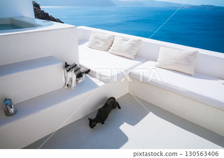 希臘聖托里尼島的美麗風景 希臘聖托里尼島的美麗風景 130563406