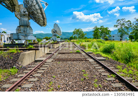 [National Astronomical Observatory of Japan Nobeyama Radio Observatory] East-West Rail [Minamimaki Village, Minamisaku District] 130563491