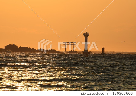從Shin-Serise海岸到黃昏的富士山 從Shin-Serise海岸到黃昏的富士山 130563606