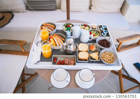 Morning on the Greek island of Santorini Morning on the Greek island of Santorini 130563701