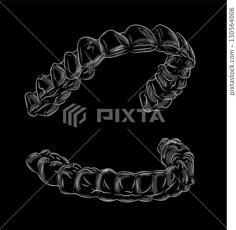 Dental whitening tray black 130564006