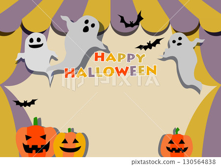 Halloween wallpaper background material: ghosts, pumpkins, and tents Halloween wallpaper background material: ghosts, pumpkins, and tents 130564838