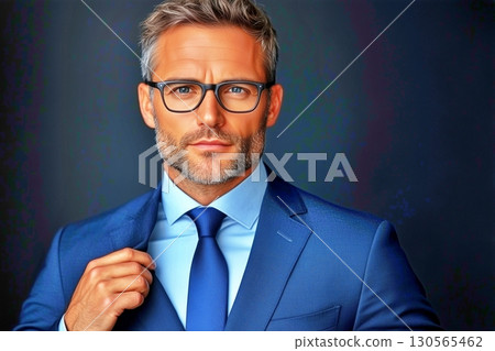 穿西裝的商人 130565462