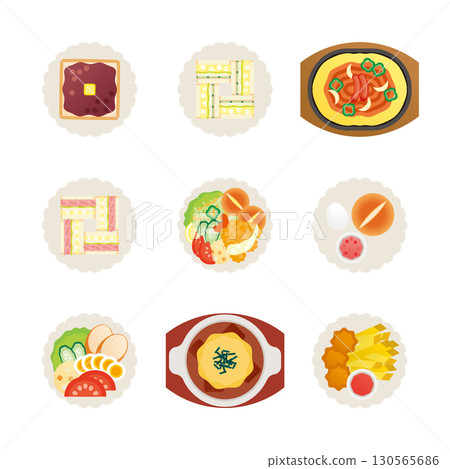 Cafe menu illustration set 3 Cafe menu illustration set 3 130565686