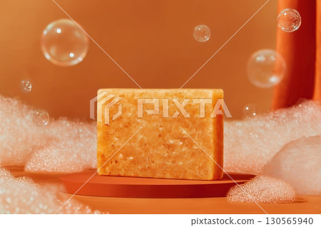 Eco soap. creative product photography Eco soap. creative product photography 130565940