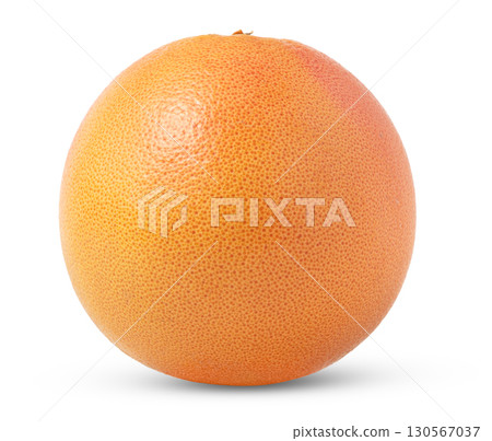 One fresh orange or grapefruit fruit isolated. Single citrus fruit with clipping path. One fresh orange or grapefruit fruit isolated. Single citrus fruit with clipping path. 130567037