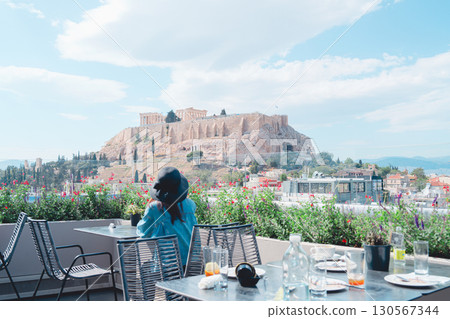 Beautiful scenery of Athens, Greece 130567344