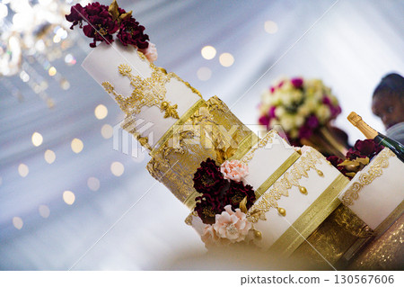 Wedding Cakes Setup Birthday Details Delicious Yummy Kenya East Africa 130567606