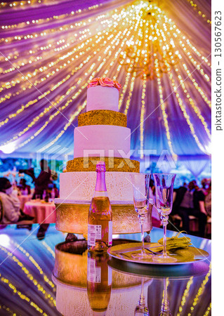 Wedding Cakes Setup Birthday Details Delicious Yummy Kenya East Africa 130567623