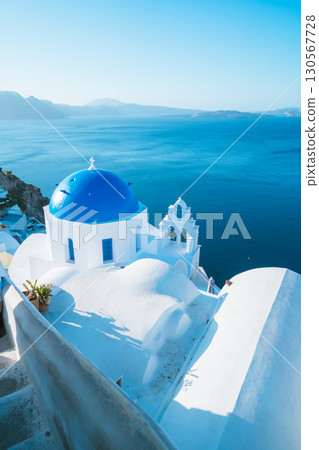 聖托里尼藍色圓頂 聖托里尼藍色圓頂 130567728