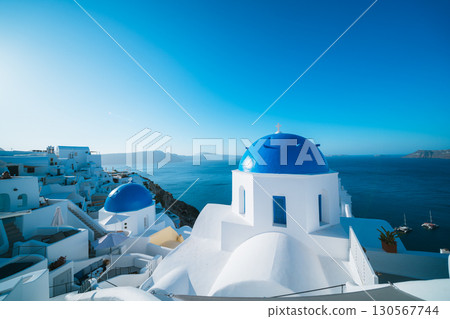 聖托里尼藍色圓頂 聖托里尼藍色圓頂 130567744