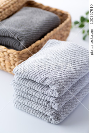 New grey face towel 130567910