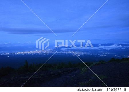 Mount Fuji, climbing, Fujinomiya Route, Shizuoka Prefecture 130568246