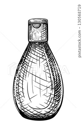 Cosmetic bottle sketch 10 Cosmetic bottle sketch 10 130568719