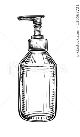 Cosmetic bottle sketch 8 Cosmetic bottle sketch 8 130568721