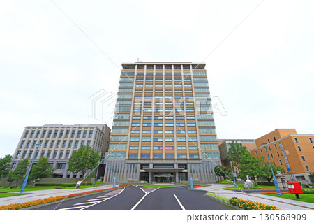 View of Tochigi Prefectural Office, Utsunomiya City, Tochigi Prefecture 130568909