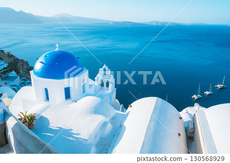 聖托里尼的美麗風景 聖托里尼的美麗風景 130568929