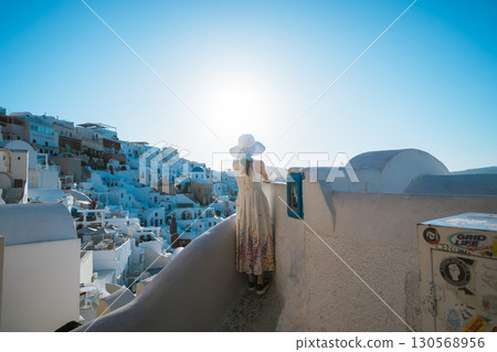 聖托里尼的美麗風景 聖托里尼的美麗風景 130568956