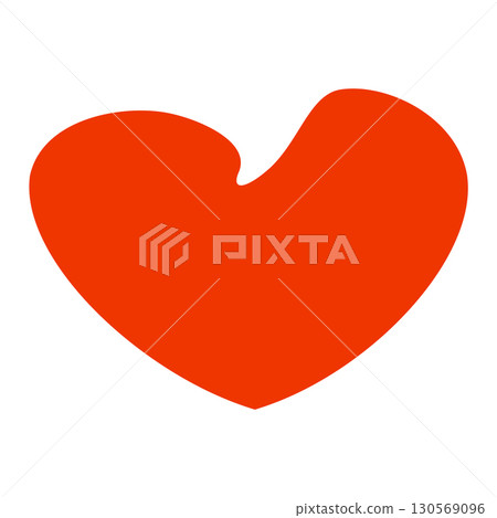 Heart love red icon. Valentine s day. 130569096