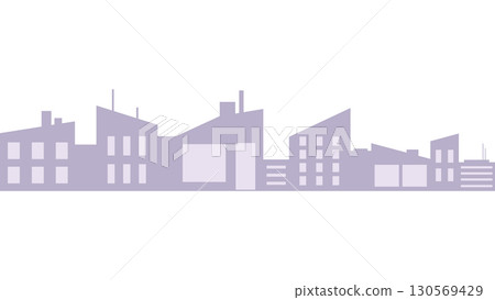 urban landscape with houses 130569429