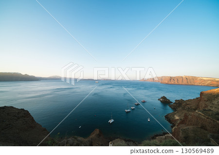 希臘聖托里尼島的美麗風景 130569489