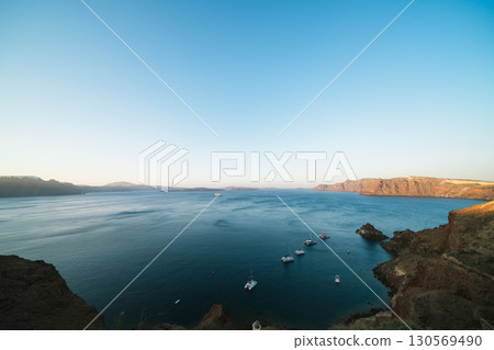 希臘聖托里尼島的美麗風景 130569490