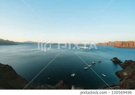 希臘聖托里尼島的美麗風景 希臘聖托里尼島的美麗風景 130569496