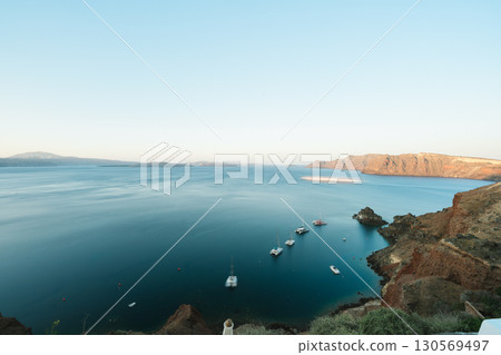 希臘聖托里尼島的美麗風景 130569497