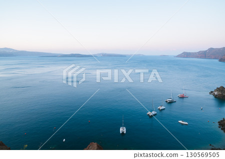 希臘聖托里尼島的美麗風景 130569505