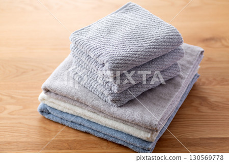 New grey face and bath towels New grey face and bath towels 130569778