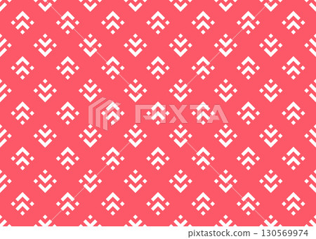 Abstract geometric pattern. A seamless vector background. White and pink ornament. Graphic modern pattern. Simple lattice graphic design Abstract geometric pattern. A seamless vector background. White and pink ornament. Graphic modern pattern. Simple lattice graphic design 130569974