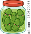 Kawaii Pickles in a Jar 130570053