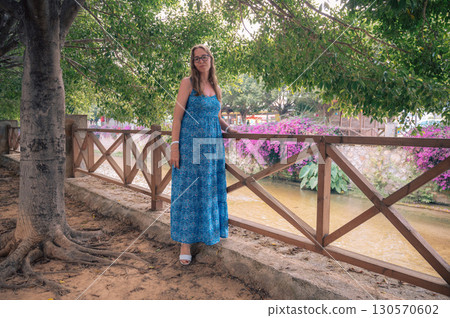 Woman in Alanya city 130570602