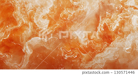 Orange and White Marble Texture Background Design Element 130571446