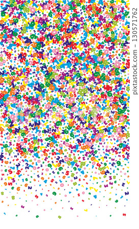 Scattered letters of latin alphabet. Colorful childish floating characters of English language. Foreign languages study concept. Back to school banner . Scattered letters of latin alphabet. Colorful childish floating characters of English language. Foreign languages study concept. Back to school banner . 130571762