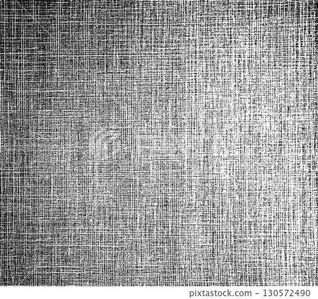 Abstract crosshatch linen background. Distressed black and white vector texture. Abstract crosshatch linen background. Distressed black and white vector texture. 130572490