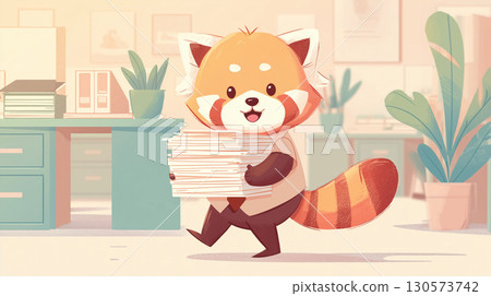 小熊貓 商務 商務人士 130573742