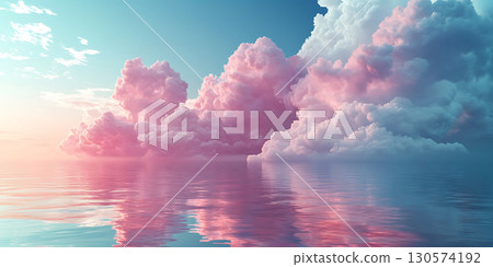 Pastel Cloudscape Dreamlike Sky Background for Design Projects Pastel Cloudscape Dreamlike Sky Background for Design Projects 130574192