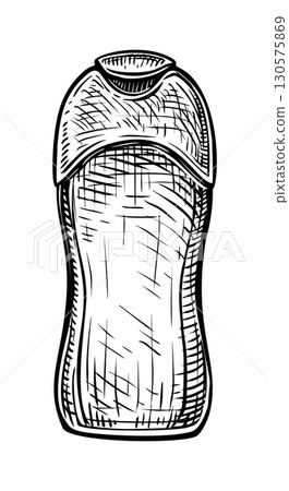 Cosmetic bottle sketch 11 Cosmetic bottle sketch 11 130575869