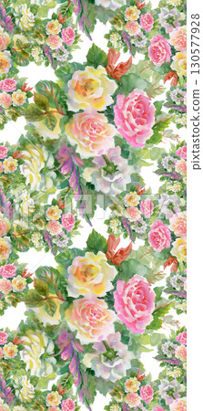 Artistic Floral Patterned Decorative Paper Collection Artistic Floral Patterned Decorative Paper Collection 130577928