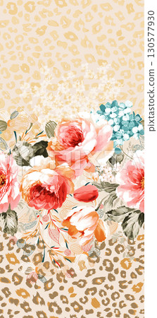 Artistic Floral Patterned Decorative Paper Collection Artistic Floral Patterned Decorative Paper Collection 130577930