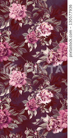 Artistic Floral Patterned Decorative Paper Collection Artistic Floral Patterned Decorative Paper Collection 130577936