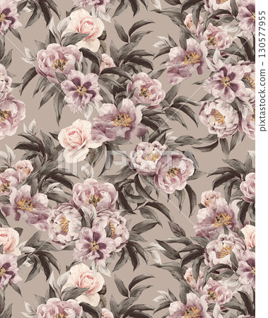 Artistic Floral Patterned Decorative Paper Collection Artistic Floral Patterned Decorative Paper Collection 130577955