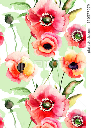 Artistic Floral Patterned Decorative Paper Collection Artistic Floral Patterned Decorative Paper Collection 130577979