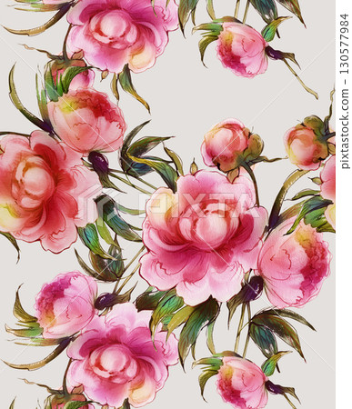 Artistic Floral Patterned Decorative Paper Collection Artistic Floral Patterned Decorative Paper Collection 130577984