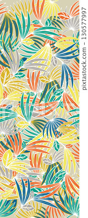 Artistic Floral Patterned Decorative Paper Collection 130577997