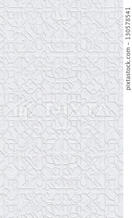White Geometric Embossed Texture Background White Geometric Embossed Texture Background 130578541
