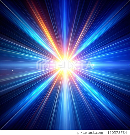 Bright Abstract Light Burst Background 130578784