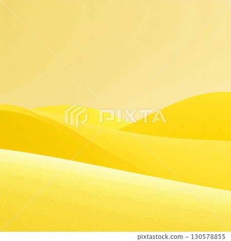 Abstract Yellow Desert Landscape 130578855